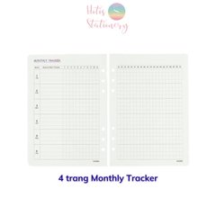 Ruột sổ kế hoạch A5 6 lỗ 96 trang KLONG Paper Planner ruột giấy refill bìa còng