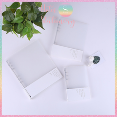 [HOTIS] Color Binder - Bìa còng nâu/ đen/ trắng - A6/ A5/ B5/ A4 (Không kèm giấy)
