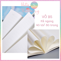 [HOTIS] Tập vở học sinh, sinh viên kẻ ngang B5 - 40 tờ/ 80 trang