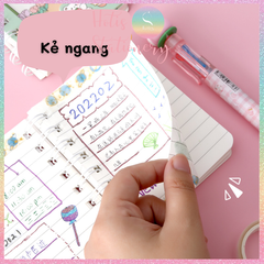 [HOTIS] 20 MẪU - Sổ lò xo mini bìa kép/ đơn - Kẻ ngang/ trơn - 160 trang