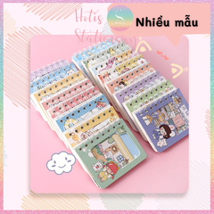 [HOTIS] 20 MẪU - Sổ lò xo mini bìa kép/ đơn - Kẻ ngang/ trơn - 160 trang