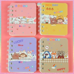 [HOTIS] 20 MẪU - Sổ lò xo mini bìa kép/ đơn - Kẻ ngang/ trơn - 160 trang