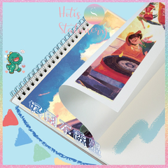 [HOTIS] Sổ vẽ phác thảo sketchbook A4 bìa in hình cute 60 trang