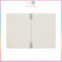 [HOTIS] Sổ lò xo kép 2 đầu B5 Dash Line/Caro 120/ 200 trang