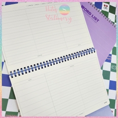 [[HOTIS] Sổ học từ vựng Word List B5 120 trang 100gsm, KLONG MS: 917