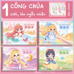 [HOTIS] Sổ vẽ tô màu cho bé khổ A4 bìa in hình Capybara hoạt hình cute, 30 tờ, 60 trang