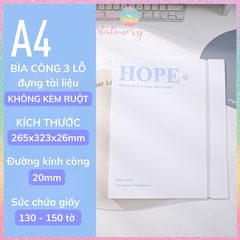 [HOTIS] Bìa Còng A4 3 Chấu Cao Cấp (Xanh / Trắng) Kèm 4 Túi Cài Nút KW-TriO 11 Lỗ Lưu Trữ Tài Liệu Hợp Đồng