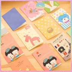 [HOTIS] Combo 10 quyển sổ tay mini bỏ túi dùng để ghi chú