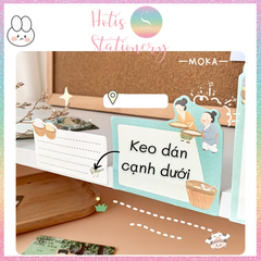 [HOTIS] Set 90 tờ giấy ghi chú, giấy note in màu hoạt hình, 3 kích cỡ