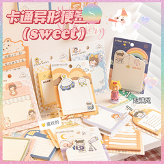 [HOTIS] Set 30 tờ giấy ghi chú, giấy note in màu hoạt hình