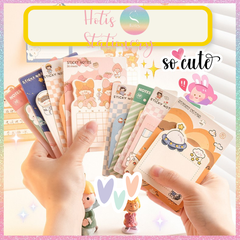 [HOTIS] Set 30 tờ giấy ghi chú, giấy note in màu hoạt hình
