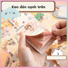 [HOTIS] Set 30 tờ giấy ghi chú, giấy note in màu hoạt hình