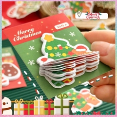 [HOTIS] Giấy note mini Noel Giáng Sinh MOKA hình thú ngộ nghĩnh có keo dán
