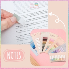 [HOTIS] Nhãn dán đánh dấu trang PET sticker ghi chú, phân trang nhiều màu Morandi trong suốt
