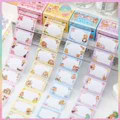 [HOTIS] Nhãn dán giấy ghi chú đóng hộp Sticky Note dễ thương - Nhiều mẫu