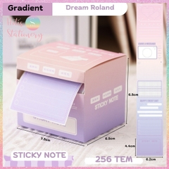 [HOTIS] Nhãn dán giấy ghi chú đóng hộp Sticky Note dễ thương - Nhiều mẫu