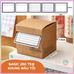[HOTIS] Nhãn dán giấy ghi chú đóng hộp Sticky Note dễ thương - Nhiều mẫu