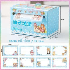 [HOTIS] Nhãn dán giấy ghi chú đóng hộp Sticky Note dễ thương - Nhiều mẫu