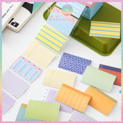 [HOTIS] Nhãn dán giấy ghi chú đóng hộp Sticky Note dễ thương - Nhiều mẫu