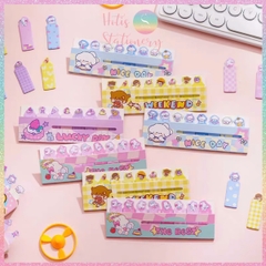 [HOTIS] Tệp 120 tờ giấy note phân trang Sticky Notes hoạt hình cute