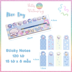 [HOTIS] Tệp 120 tờ giấy note phân trang Sticky Notes hoạt hình cute