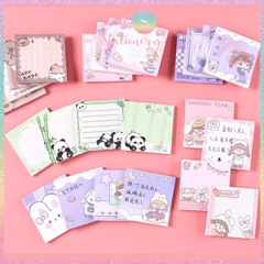 [HOTIS] Tệp 50 tờ Giấy note Capybara, giấy ghi chú hoạt hình đáng yêu, giấy nhớ nhiều mẫu