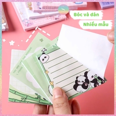 [HOTIS] Tệp 50 tờ Giấy note Capybara, giấy ghi chú hoạt hình đáng yêu, giấy nhớ nhiều mẫu