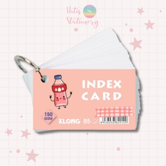 [HOTIS] Flashcard A7 học từ vựng vocabulary ghi nhớ Tiếng Anh, công thức toán học