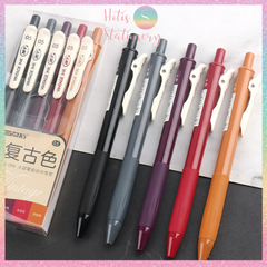 [HOTIS] 25 màu - Bút gel bấm màu vintage ngòi 0.5mm DS-099 Light Retro Gel Pen - 1 cây