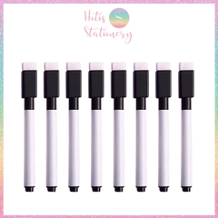 [HOTIS] Set 8 cây Bút lông viết bảng trắng xóa được, bút dạ viết bảng nhiều màu, tiện dụng an toàn
