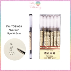 [HOTIS] Bút gel ngòi kim vỏ trong suốt, thiết kế đơn giản, hiện đại