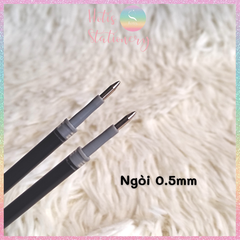 [HOTIS] Ruột bút gel bấm ngòi 0.5mm - Mực Xanh/ Đen/ Đỏ