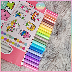 [HOTIS] Bút lông màu Pastel Washable Fiber Pen Thiên Long Colokit - Hộp 20 màu