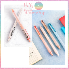 [HOTIS] Bút gel mực đen ngòi 0.5mm DS-0153 thiết kế đơn giản hiện đại gam màu sáng trung tính