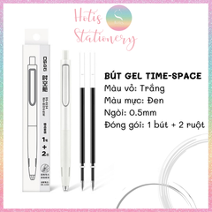 [HOTIS] Bút bi gel bấm Time-Space Dianshi cao cấp, chống ồn, thiết kế tối giản, sang trọng
