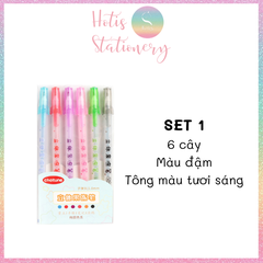 [HOTIS] 12 MÀU - Bút Jelly 3D Chotune ngòi 1mm vẽ tranh, tô màu trên nhiều chất liệu