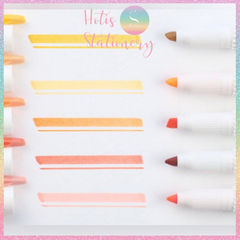 [HOTIS] 25 MÀU - Bút highlight 2 đầu Meililiner dùng để ghi chú, viết tiêu đề, vẽ tranh
