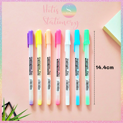 [HOTIS] 7 MÀU - Bút gel màu Highlight Pen Haocai Ngòi 0.8mm dùng viết chữ tiêu đề, vẽ tranh, tạo hiệu ứng