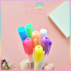[HOTIS] 7 MÀU - Bút gel màu Highlight Pen Haocai Ngòi 0.8mm dùng viết chữ tiêu đề, vẽ tranh, tạo hiệu ứng