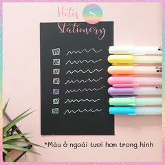 [HOTIS] 7 MÀU - Bút gel màu Highlight Pen Haocai Ngòi 0.8mm dùng viết chữ tiêu đề, vẽ tranh, tạo hiệu ứng