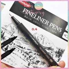 [HOTIS] 10 Size - Bút Fineliner mực đen dùng vẽ truyện tranh, thiết kế, viết chữ thư pháp