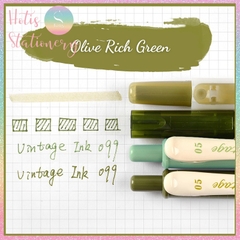 [HOTIS] Set 4 bút gel, bút nước và bút dạ quang cùng tông màu tặng kèm túi zip tiện lợi