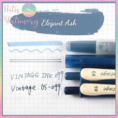 [HOTIS] Set 4 bút gel, bút nước và bút dạ quang cùng tông màu tặng kèm túi zip tiện lợi