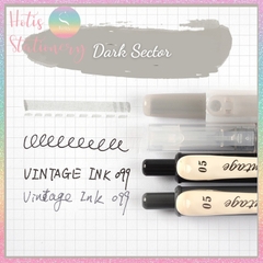 [HOTIS] Set 4 bút gel, bút nước và bút dạ quang cùng tông màu tặng kèm túi zip tiện lợi