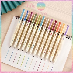 [HOTIS] [24 MÀU] Bút lông đầu mềm Soft Brush DS-827 viết calligraphy, vẽ tranh, tô màu, viết chữ thư pháp