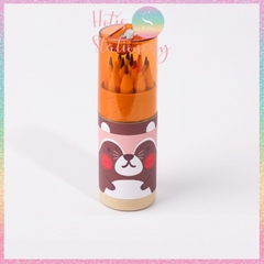 [HOTIS] Set 12 bút chì màu mini hình gấu dễ thương