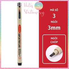 [HOTIS] Bút vẽ phát thảo Chotune Fineliner kháng nước, bút đi nét Mipor Pen Line mực đen