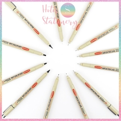 [HOTIS] Bút vẽ phát thảo Chotune Fineliner kháng nước, bút đi nét Mipor Pen Line mực đen