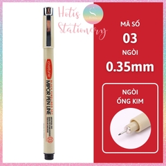 [HOTIS] Bút vẽ phát thảo Chotune Fineliner kháng nước, bút đi nét Mipor Pen Line mực đen
