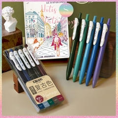 [HOTIS] Set 5 Bút gel vintage Light Retro Gel Pen 0.5mm - 25 màu
